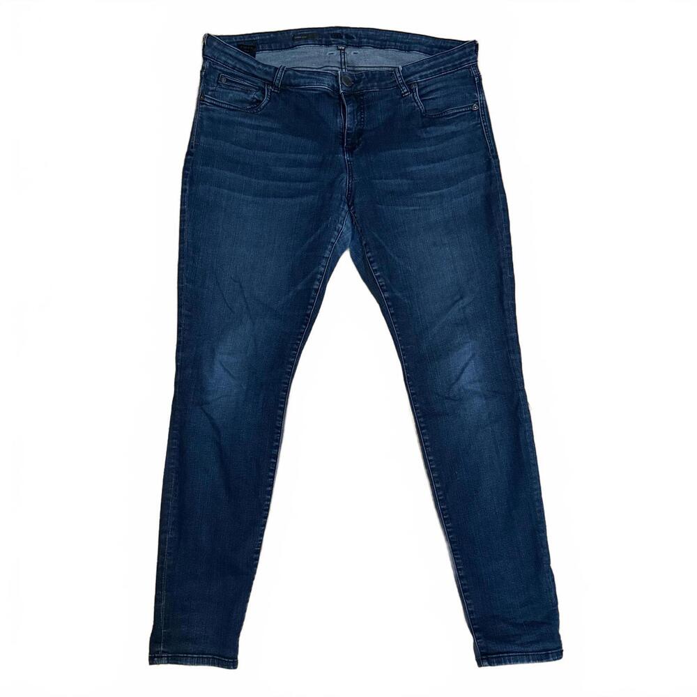KUT Diana Skinny Jeans Dark Blue Stretch Denim –‎ Women's 14W
